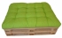 Sedák na paletu 120x80 světle zelený melír