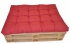 Sedák na paletu 120x80 vínový melír