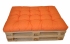 Sedák na paletu 120x80 oranžový melír