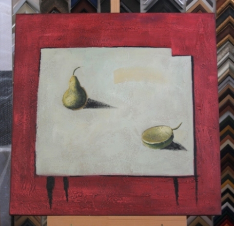 Obraz hrušky 60x60 cm