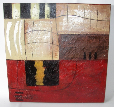 Obraz abstrakce X 60x60 cm