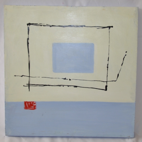 Obraz modrý sen 90x90cm