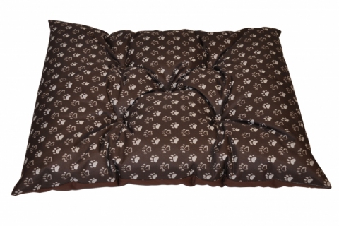 Podložka pro psa voděodolná 60x45 tlapka hnědá