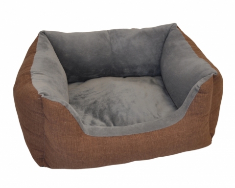 Pelíšek AXIN Deluxe hnědý - 58x48 cm