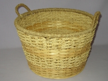 Bambusový koš natural velikost L