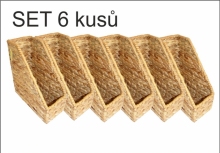 Pořadač na časopisy vodní hyacint 6 kusů