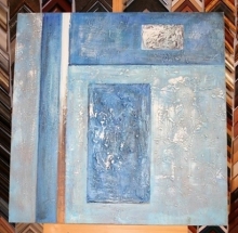 Obraz modrý sen 90x90 cm