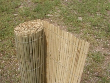 Bambusová rohož plotová - štípaná výška 130cm, délka 5 metrů