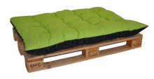 Paletový sedák / zahradní matrace světle zelený melír