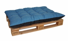 Paletový sedák / zahradní matrace tyrkysový melír